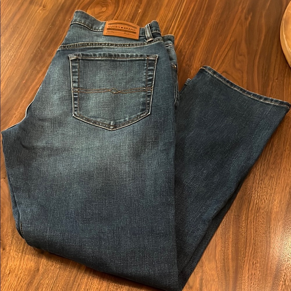 Lucky Brand Blue Straight Jeans Classic Style
